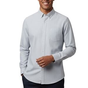 Hawker Rye Slim Fit Long Sleeve Button-Up Shirt Baby Blue NWT Size XXL